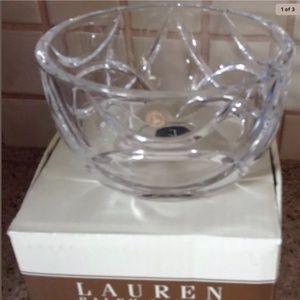 RALPH LAUREN ROYALTON 6” Crystal Bowl